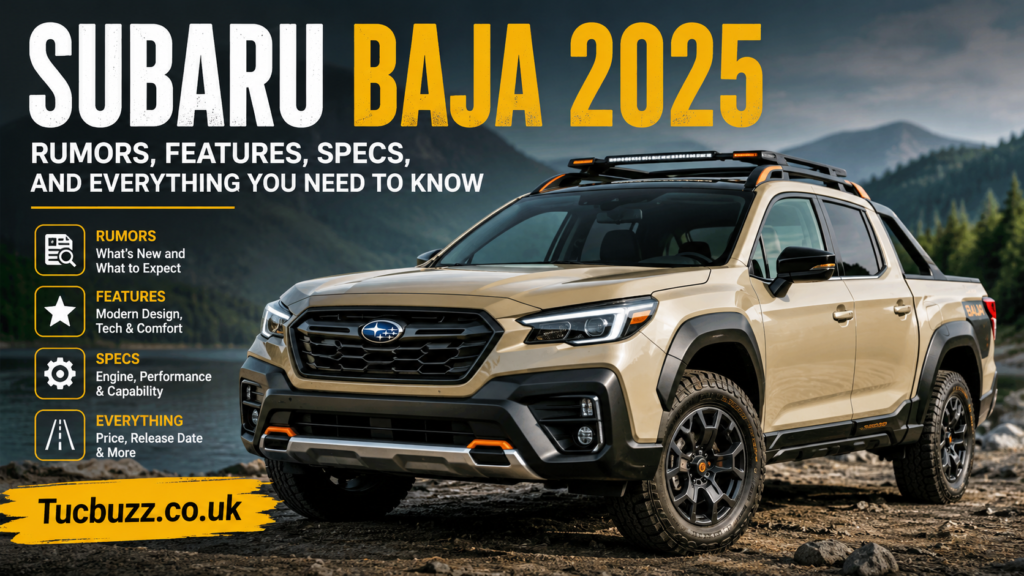 Subaru baja 2025